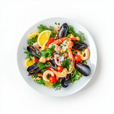 Фирменное блюдо Морской гриль прованс - купить в Старотавларово